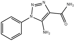 1H-1,2,3-Triazole-4-carboxamide,5-amino-1-phenyl- Struktur