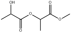 methyl 2-(2-hydroxypropanoyloxy)propanoate Struktur