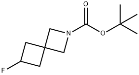 tert-butyl 6-fluoro-2-azaspiro[3.3]heptane-2-carboxylate Struktur