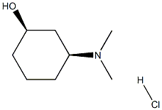 cis-3-(dimethylamino)cyclohexanol hydrochloride Struktur