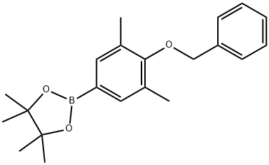 4-Benzyloxy-3,5-dimethylphenylboronic acid pinacol ester Struktur