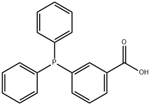 Benzoic acid, 3-(diphenylphosphino)- Struktur