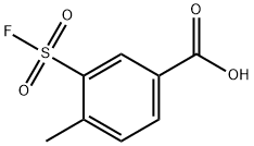 Benzoic acid,3-(fluorosulfonyl)-4-methyl- Struktur