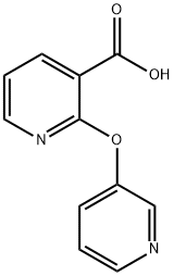 2-(Pyridin-3-yloxy)pyridine-3-carboxylicacid Struktur