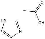 1H-Imidazole, acetate Struktur