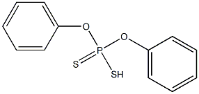 Phosphorodithioic acid,O,O-diphenyl ester Struktur