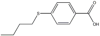 4-(n-Butylthio)benzoic acid Struktur