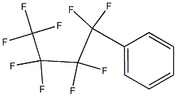 Benzene, (nonafluorobutyl)- Struktur