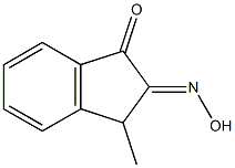 1H-Indene-1,2(3H)-dione,3-methyl-, 2-oxime Struktur