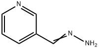 (E)-pyridin-3-ylmethylidenehydrazine Struktur