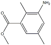 Benzoic acid,3-amino-2,5-dimethyl-, methyl ester Struktur