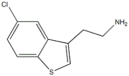 2-(5-chloro-1-benzothiophen-3-yl)ethanamine Struktur