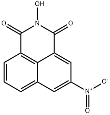 1H-Benz[de]isoquinoline-1,3(2H)-dione,2-hydroxy-5-nitro- Struktur