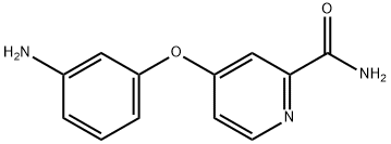 4-(3-Amino-phenoxy)-pyridine-2-carboxylic acid amide Struktur