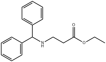 ethyl 3-[(diphenylmethyl)amino]propanoate Struktur