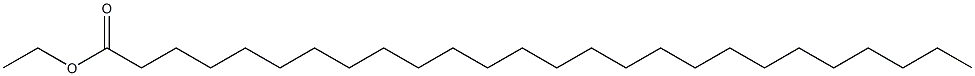 Hexacosanoic acid, ethyl ester Struktur