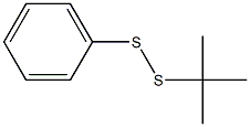 Disulfide, 1,1-dimethylethyl phenyl Struktur