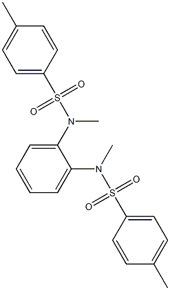 Benzenesulfonamide,N,N'-1,2-phenylenebis[N,4-dimethyl- Struktur