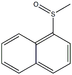 Naphthalene, 1-(methylsulfinyl)- Struktur