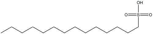 tetradecyl sulfonic acid Struktur