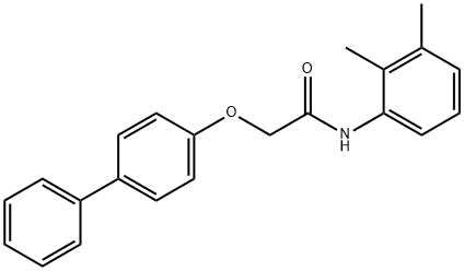 N-(2,3-dimethylphenyl)-2-(4-phenylphenoxy)acetamide Struktur