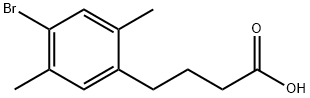 4-(4-BROMO-2,5-DIMETHYLPHENYL)BUTANOIC ACID Struktur