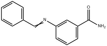 3-(benzylideneamino)benzamide Struktur