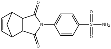 4-(1,3-dioxo-1,3,3a,4,7,7a-hexahydro-2H-4,7-methanoisoindol-2-yl)benzenesulfonamide Struktur