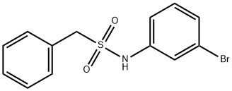 N-(3-bromophenyl)(phenyl)methanesulfonamide Struktur