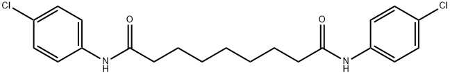 N,N'-bis(4-chlorophenyl)nonanediamide Struktur