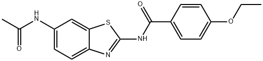 N-(6-acetamidobenzo[d]thiazol-2-yl)-4-ethoxybenzamide Struktur