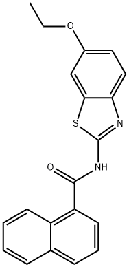 N-(6-ethoxybenzo[d]thiazol-2-yl)-1-naphthamide Struktur