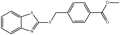 methyl 4-((benzo[d]thiazol-2-ylthio)methyl)benzoate Struktur