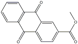 2-(メトキシカルボニル)アントラキノン 化學(xué)構(gòu)造式