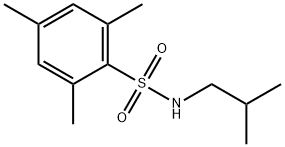 2,4,6-trimethyl-N-(2-methylpropyl)benzenesulfonamide Struktur