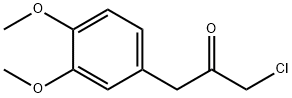 1-chloro-3-(3,4-dimethoxyphenyl)propan-2-one Struktur