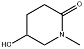 5-hydroxy-1-methyl-2-piperidinone Struktur