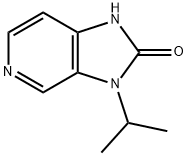 3-Isopropyl-1,3-dihydro-imidazo[4,5-c]pyridin-2-one Struktur