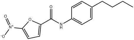 N-(4-butylphenyl)-5-nitrofuran-2-carboxamide Struktur