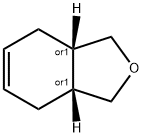 Isobenzofuran, 1,3,3a,4,7,7a-hexahydro-, cis- Struktur