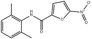 N-(2,6-dimethylphenyl)-5-nitrofuran-2-carboxamide Struktur