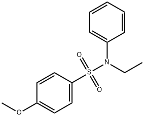 N-ethyl-4-methoxy-N-phenylbenzenesulfonamide Struktur