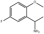 1-(5-Fluoro-2-methoxy-phenyl)-ethylamine Struktur