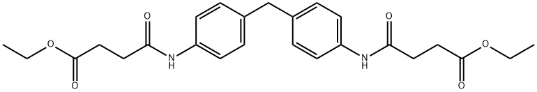 diethyl 4,4'-[methylenebis(4,1-phenyleneimino)]bis(4-oxobutanoate) Struktur