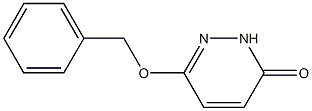 3(2H)-Pyridazinone, 6-(phenylmethoxy)- Struktur