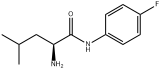 (S)-2-amino-N-(4-fluorophenyl)-4-methylpentanamide Struktur