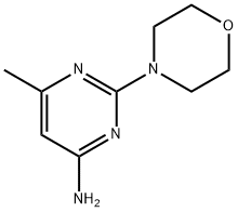 6-methyl-2-(morpholin-4-yl)pyrimidin-4-amine Struktur