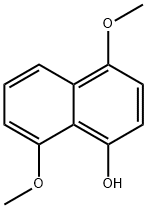 1-Naphthalenol, 4,8-dimethoxy- Struktur