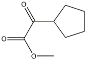 methyl 2-cyclopentyl-2-oxoacetate Struktur