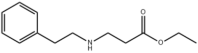 ethyl 3-[(2-phenylethyl)amino]propanoate Struktur